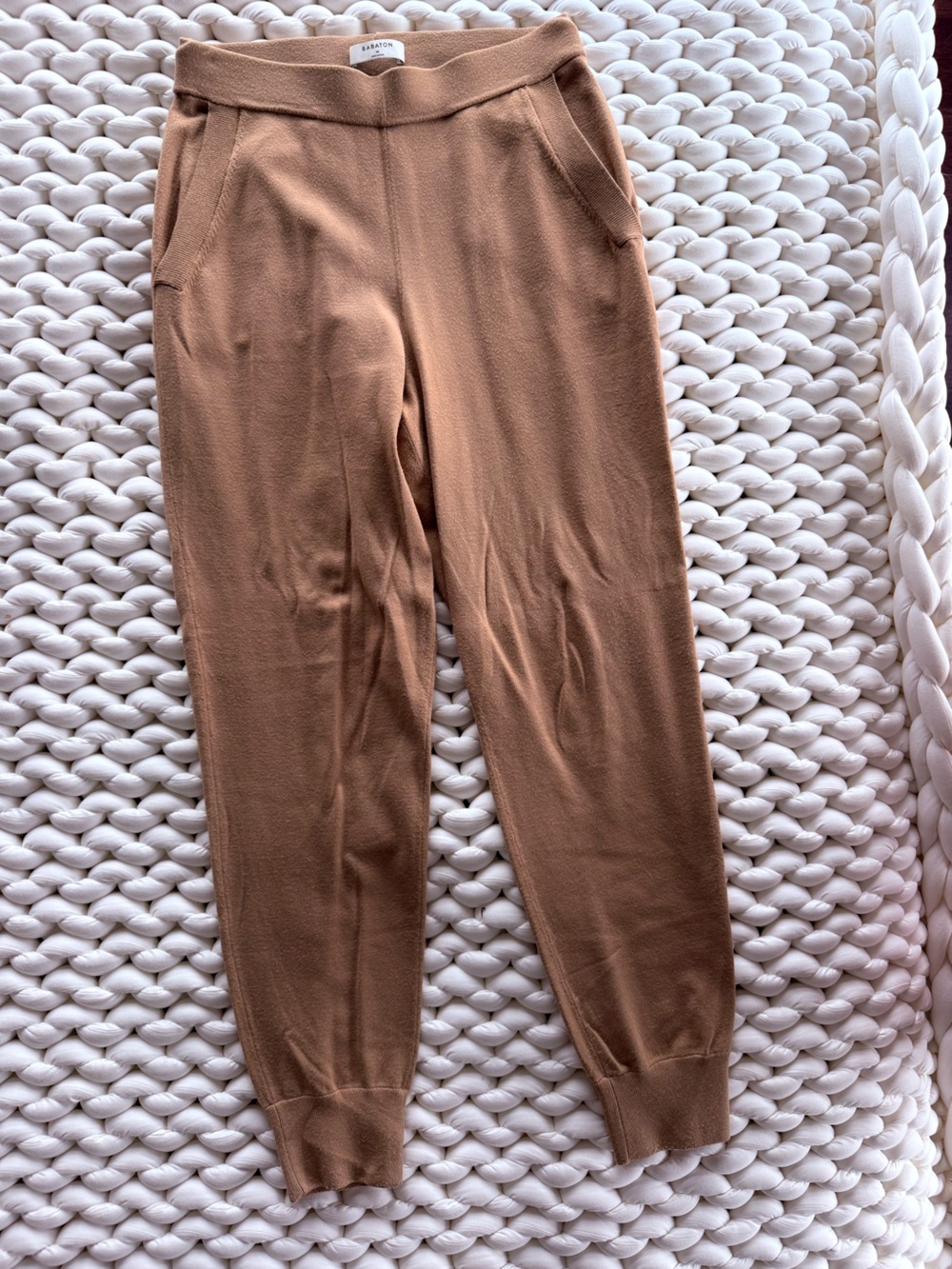 Babaton Camel Stretch Ponte Pants